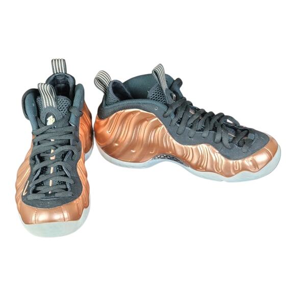 Nike Air Foamposite One Metallic Copper Lace Up‎ Sneakers Men's Size 7.5 US - Picture 2 of 10